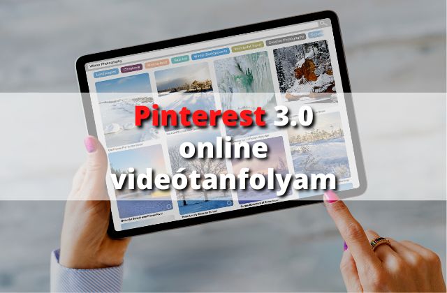 Pinterest online videótanfolyam 4